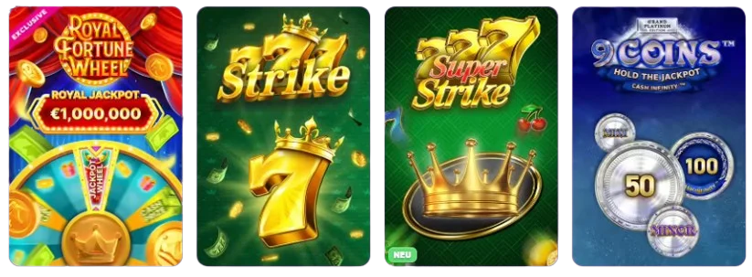 Jackpots Spielautomaten bei KingMaker Online Casino