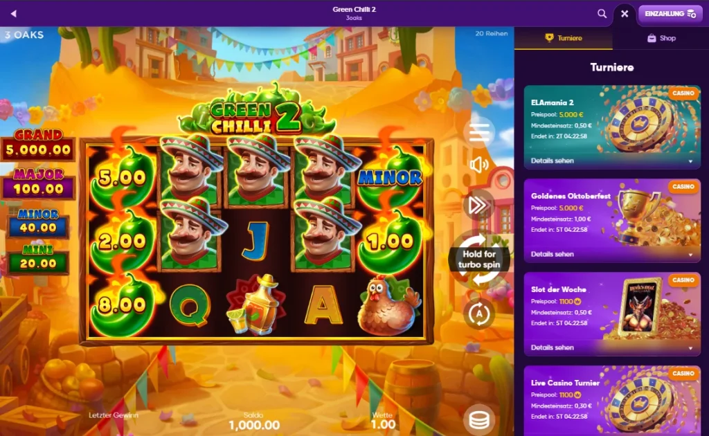 Beispiel für das King Maker Slot-Spiel